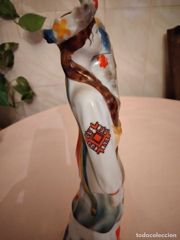 Antig&uuml;edades: BOTELLA EN PORCELANA RUSA - Foto 8