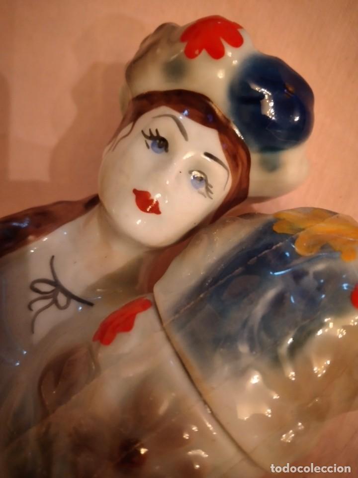 Antig&uuml;edades: BOTELLA EN PORCELANA RUSA - Foto 9
