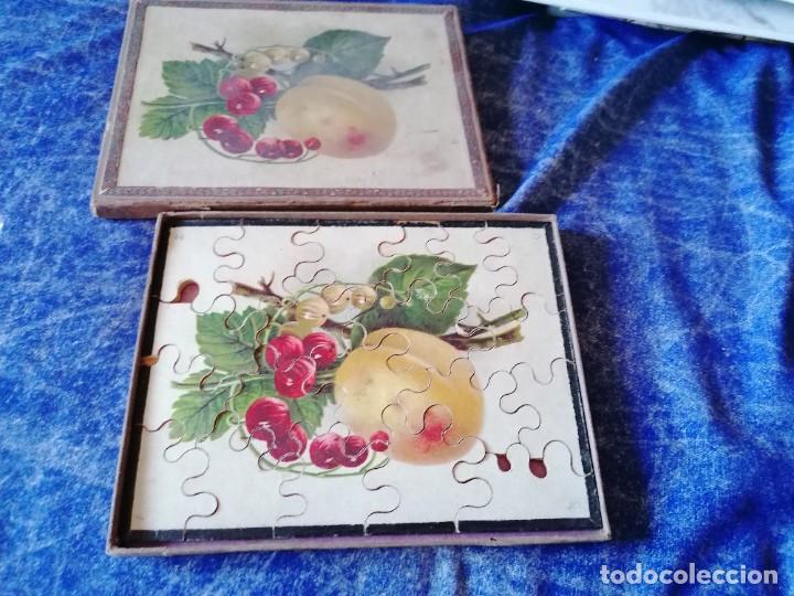 Antig&uuml;edades: PUZZLE BODEGON FRUTAS * MUY ANTIGUO Y PEQUE&Ntilde;O * MEDIDAS 15x12 * A&Ntilde;OS 50