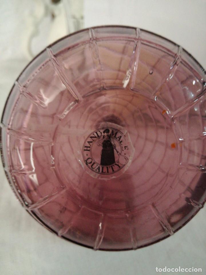 Antigüedades: Perfumero de cristal soplado Hand Made - Foto 3 - 239982180