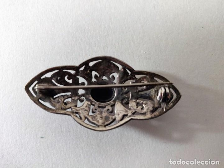 Antig&uuml;edades: Broche plata vieja - Foto 2