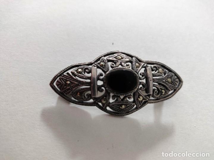 Antig&uuml;edades: Broche plata vieja - Foto 3
