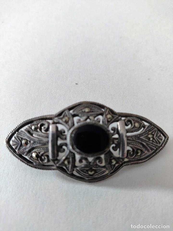 Antig&uuml;edades: Broche plata vieja - Foto 4