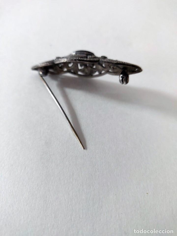 Antig&uuml;edades: Broche plata vieja - Foto 6