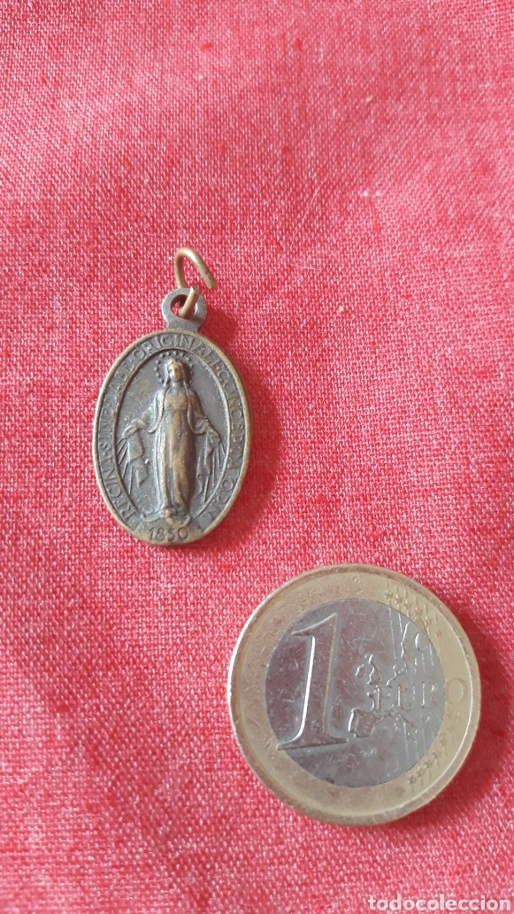 Antig&uuml;edades: Medalla de la Milagrosa. - Foto 2