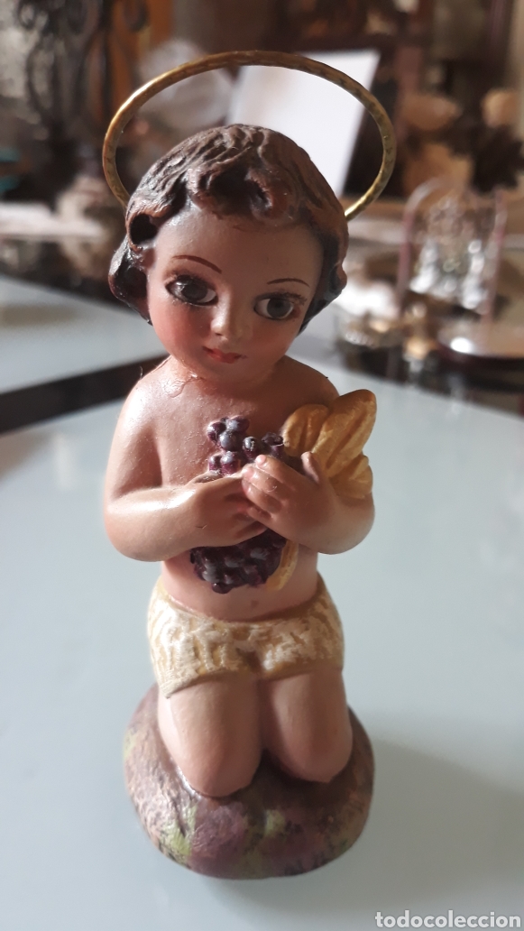 Antig&uuml;edades: Ni&ntilde;o Jes&uacute;s Pan y Vino. - Foto 1