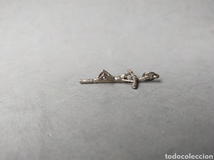 Antig&uuml;edades: CRUZ DE METAL PLATEADO. - Foto 5