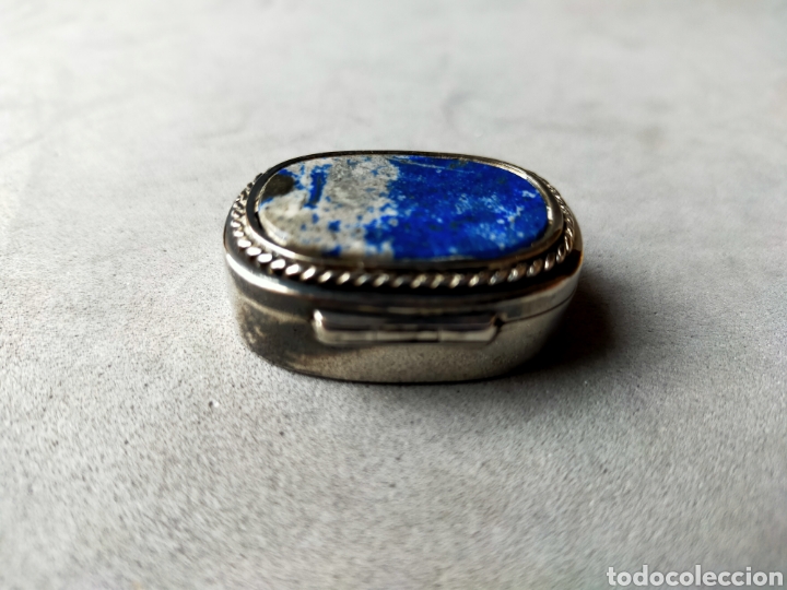Antig&uuml;edades: CAJA DE PLATA Y LAPISLAZULI. - Foto 4