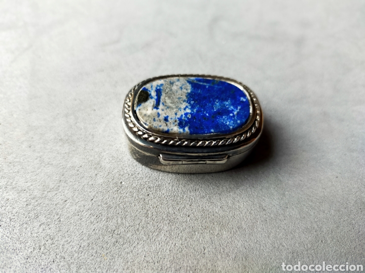 Antig&uuml;edades: CAJA DE PLATA Y LAPISLAZULI. - Foto 5