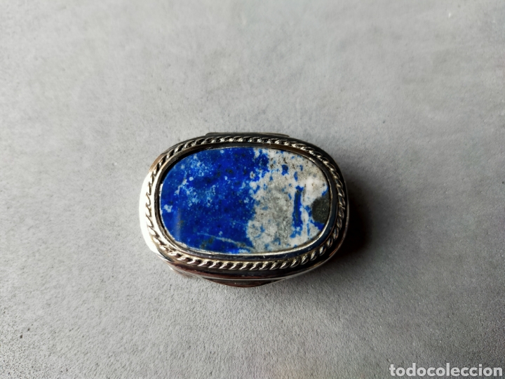 Antig&uuml;edades: CAJA DE PLATA Y LAPISLAZULI. - Foto 6