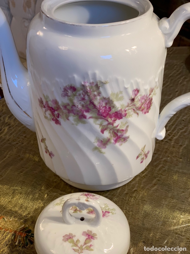 Antig&uuml;edades: Cafetera de porcelana - Foto 3