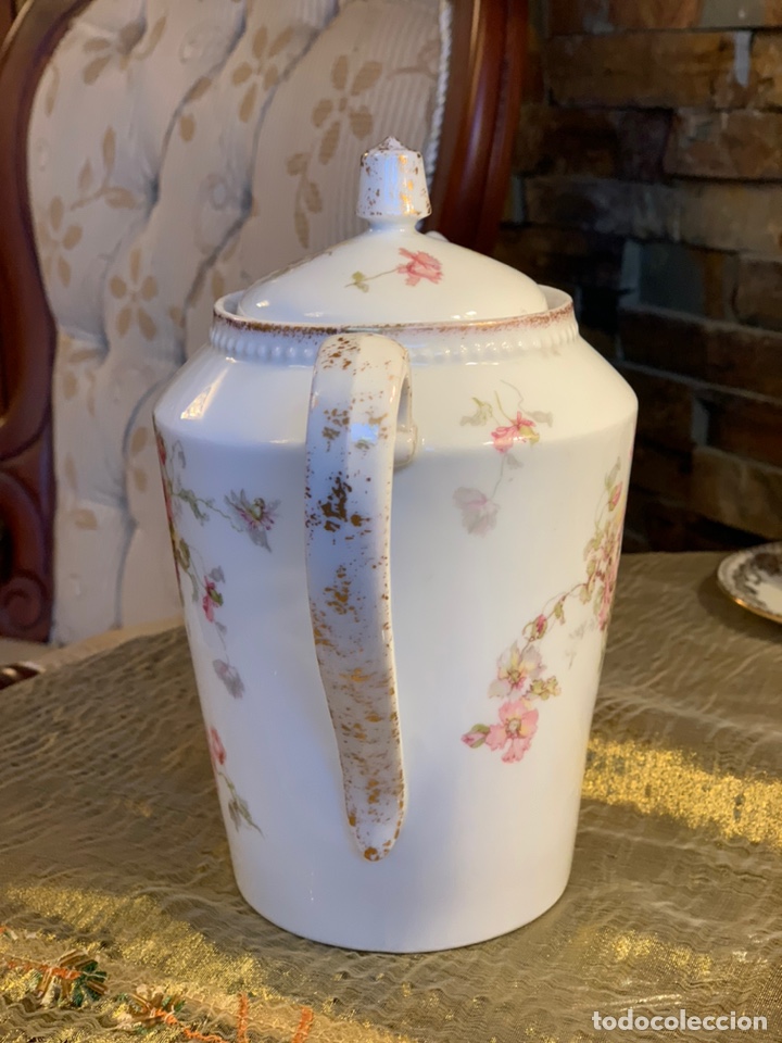 Antig&uuml;edades: cafetera de porcelana - Foto 6