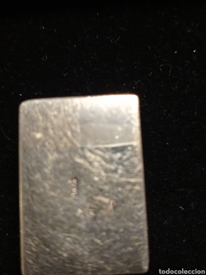 Antig&uuml;edades: Caja antigua de plata con rosa - Foto 2
