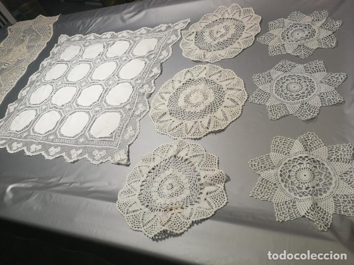 Antig&uuml;edades: GRAN LOTE DE ANTIGUOS PA&Ntilde;ITOS DE CROCH&Eacute; - Foto 3