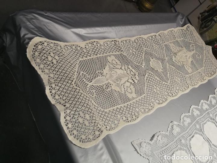Antig&uuml;edades: GRAN LOTE DE ANTIGUOS PA&Ntilde;ITOS DE CROCH&Eacute; - Foto 7
