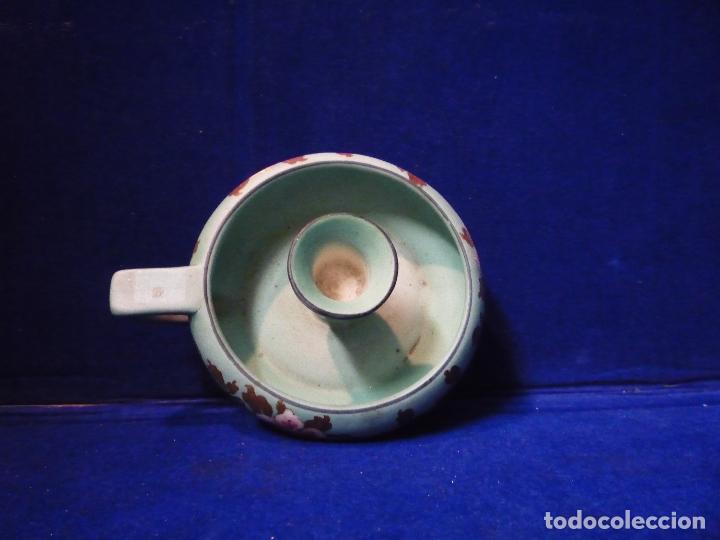 Antig&uuml;edades: PALMATORIA BISCUIT PINTADA A MANO - Foto 3