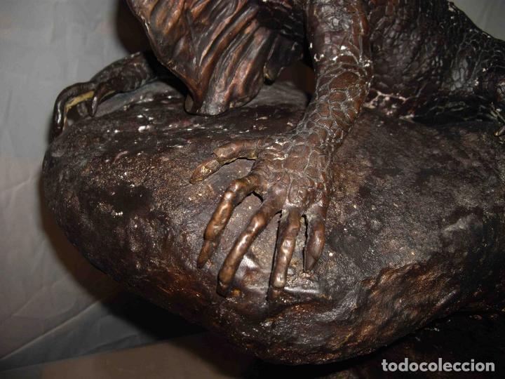 Antig&uuml;edades: FIGURA METAL IGUANA - Foto 4