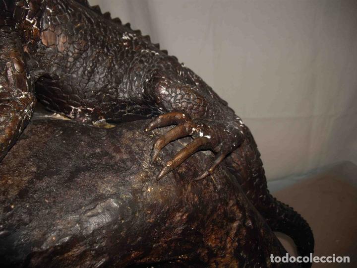 Antig&uuml;edades: FIGURA METAL IGUANA - Foto 5