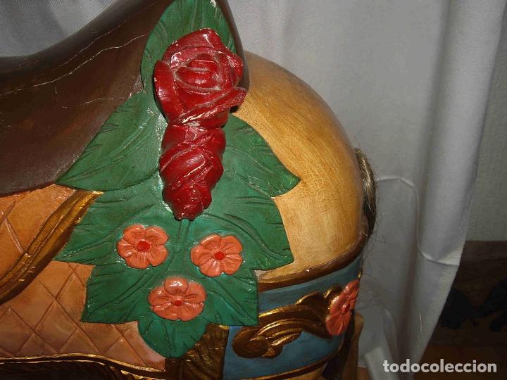 Antig&uuml;edades: CABALLO MADERA ROSAS - Foto 5