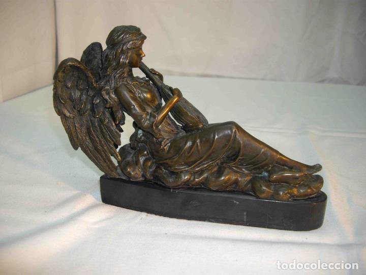 Antig&uuml;edades: FIGURA BRONCE MUJER ALADA LAUD - Foto 5