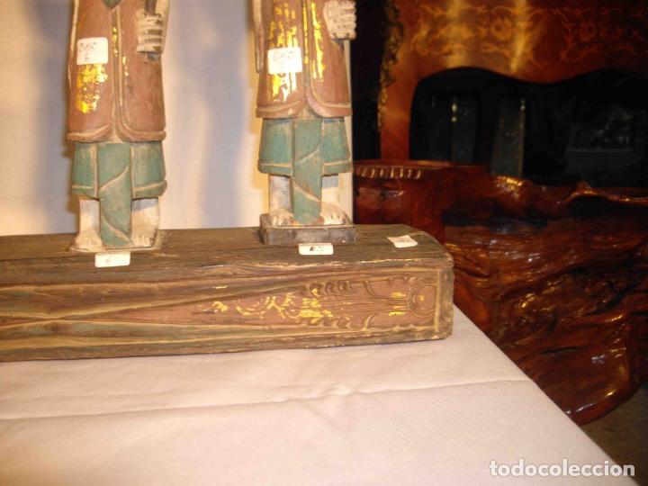 Antig&uuml;edades: PANEL MADERA TALLA BODA 101 - Foto 7