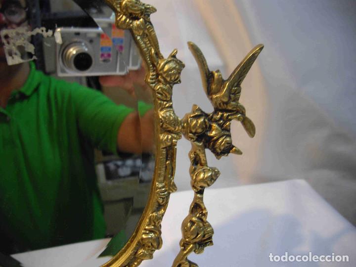 Antig&uuml;edades: ESPEJO METAL FUNDICION - Foto 6