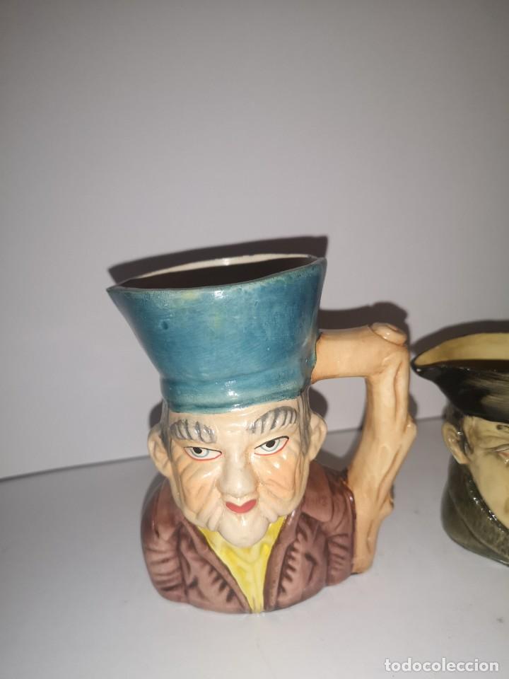 Antig&uuml;edades: 3 jarras cer&aacute;mica talladas - Foto 2
