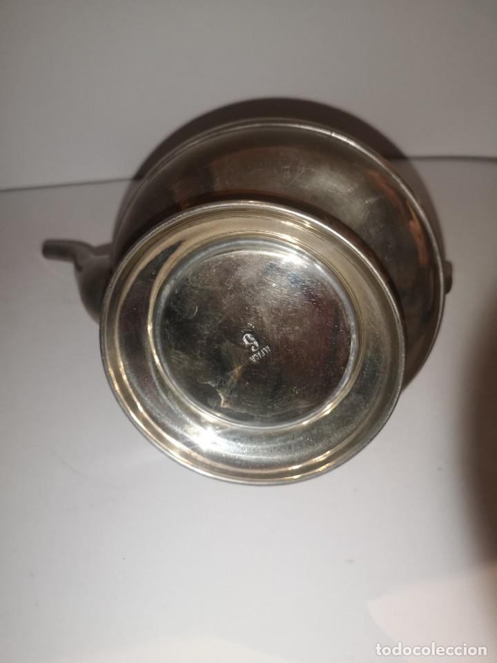 Antig&uuml;edades: Tetera plateada - Foto 2