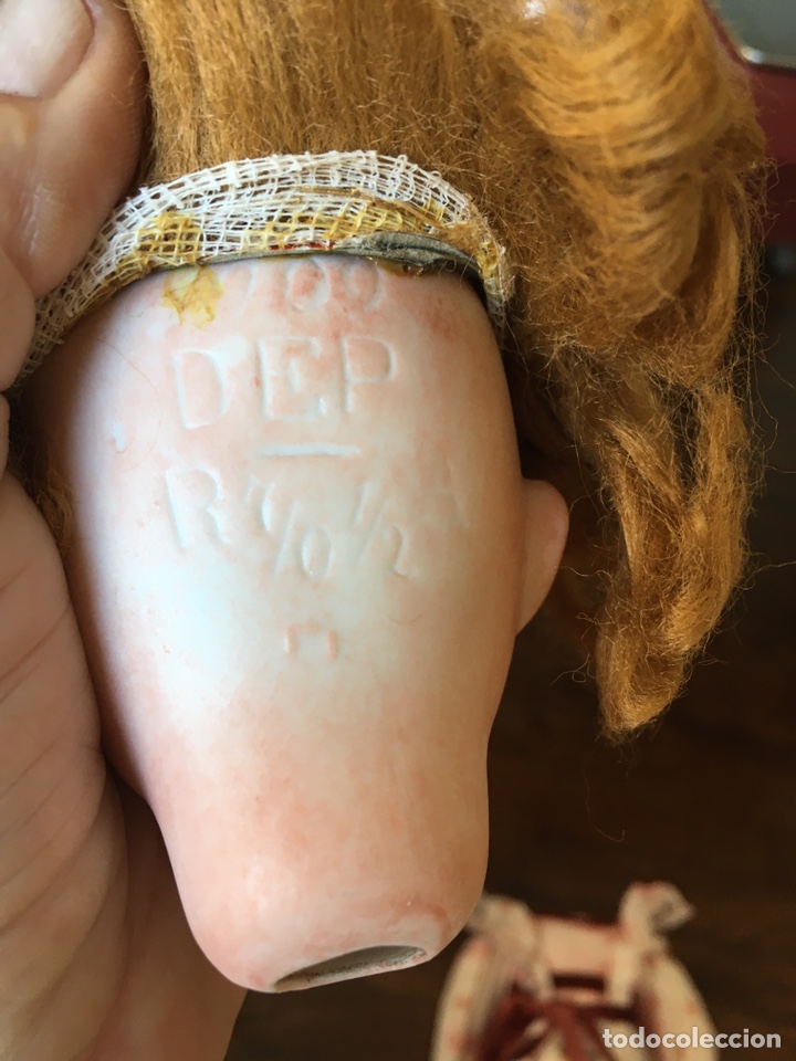 Antig&uuml;edades: Mu&ntilde;eca francesa porcelana DEP - Foto 3