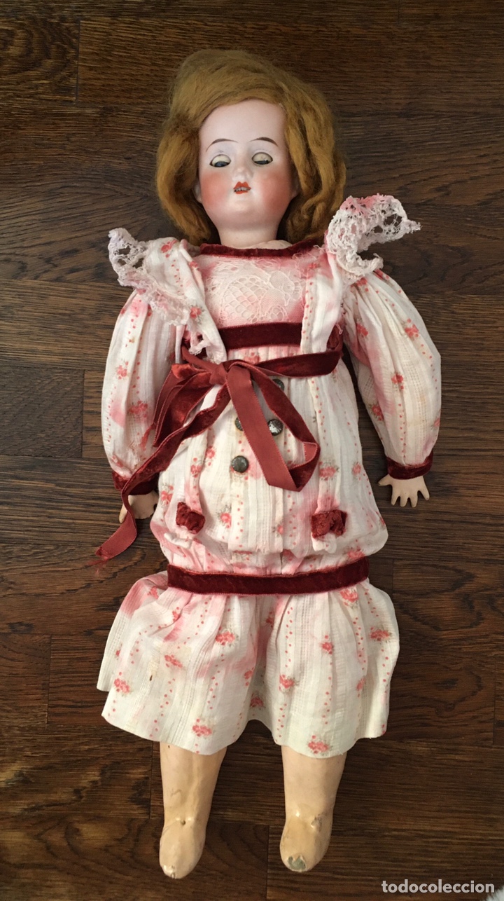 Antig&uuml;edades: Mu&ntilde;eca francesa porcelana DEP - Foto 1