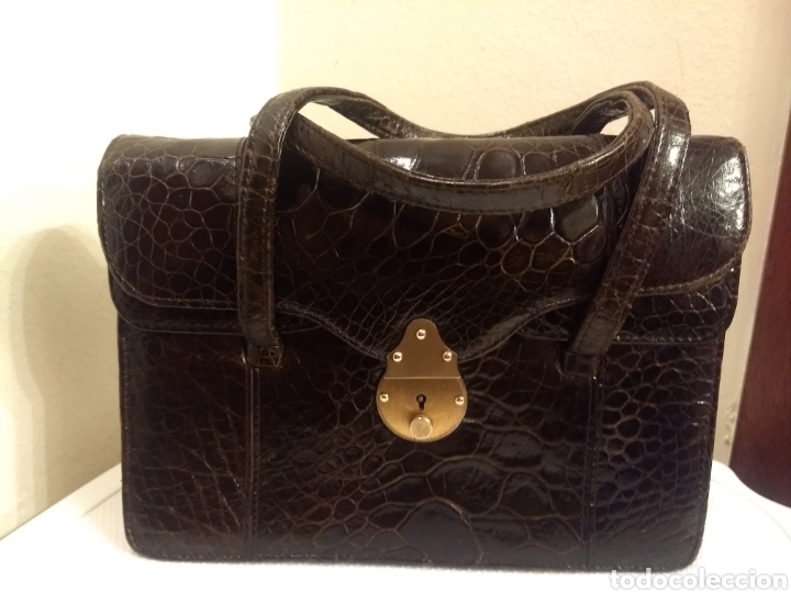 Antig&uuml;edades: Bolso vintage tortuga - Foto 2