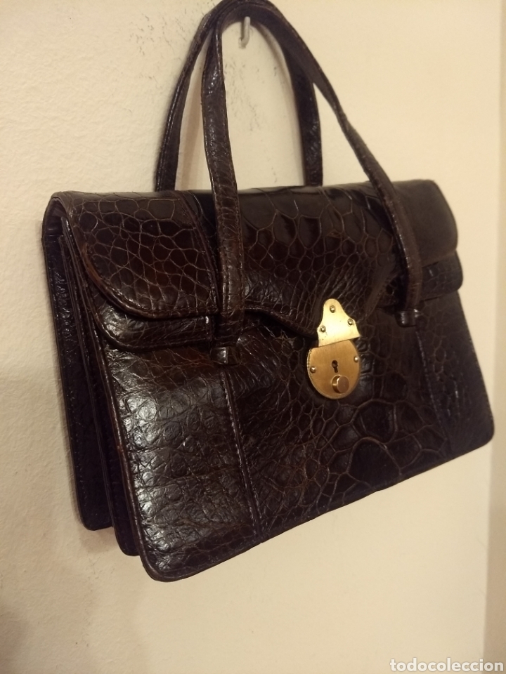 Antig&uuml;edades: Bolso vintage tortuga - Foto 9