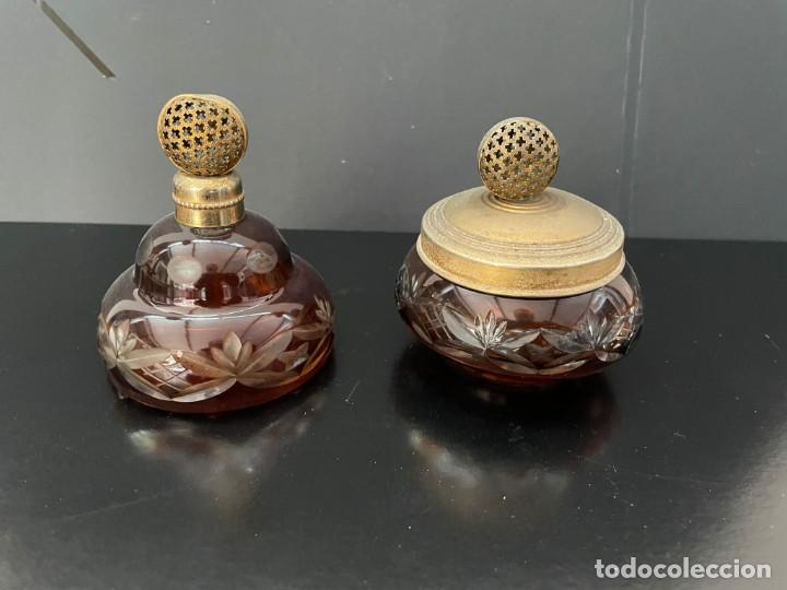 Antig&uuml;edades: Pareja perfumeros tocador - Foto 1