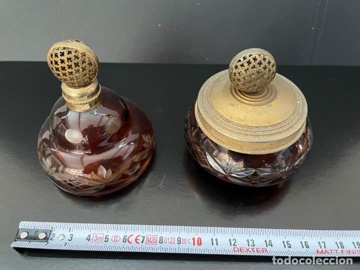 Antig&uuml;edades: Pareja perfumeros tocador - Foto 2