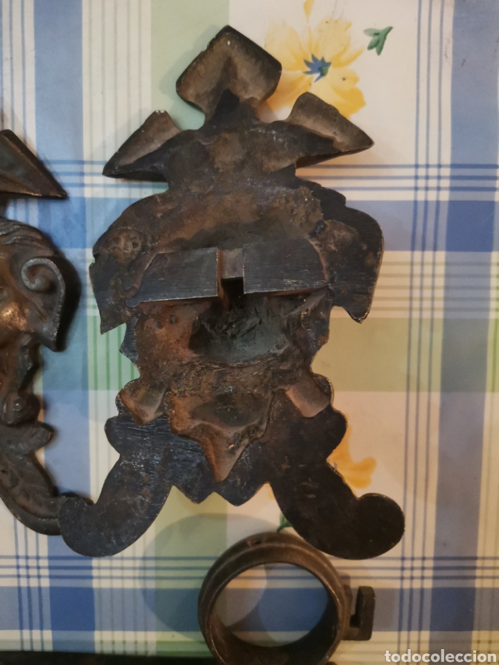 Antig&uuml;edades: Soporte de cortina antiguos - Foto 4