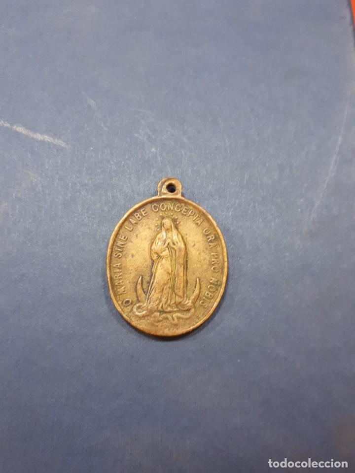 Antig&uuml;edades: Medalla San Lu&iacute;s Gonzaga. - Foto 1