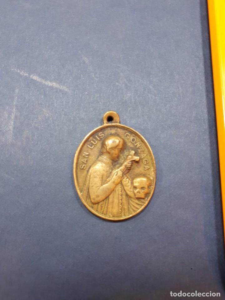 Antig&uuml;edades: Medalla San Lu&iacute;s Gonzaga. - Foto 4