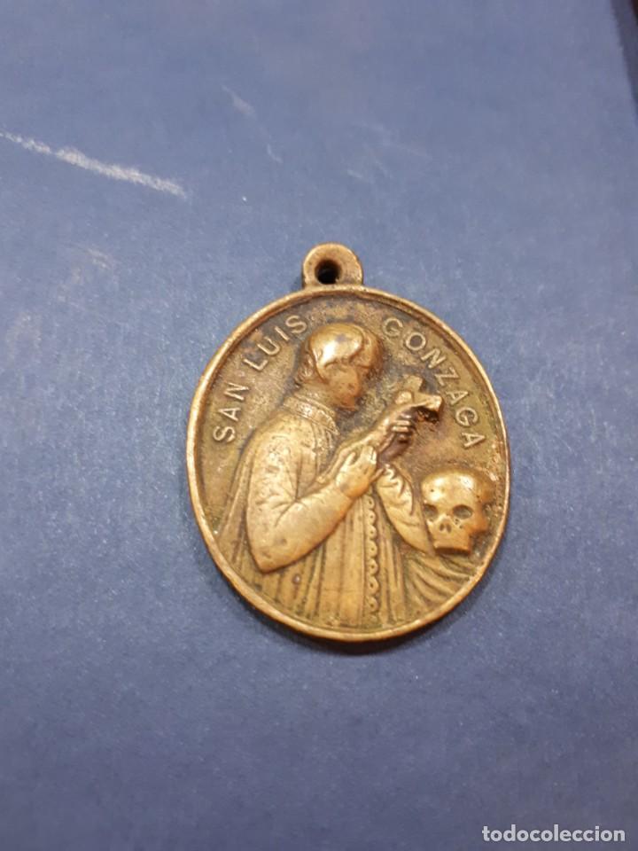 Antig&uuml;edades: Medalla San Lu&iacute;s Gonzaga. - Foto 7