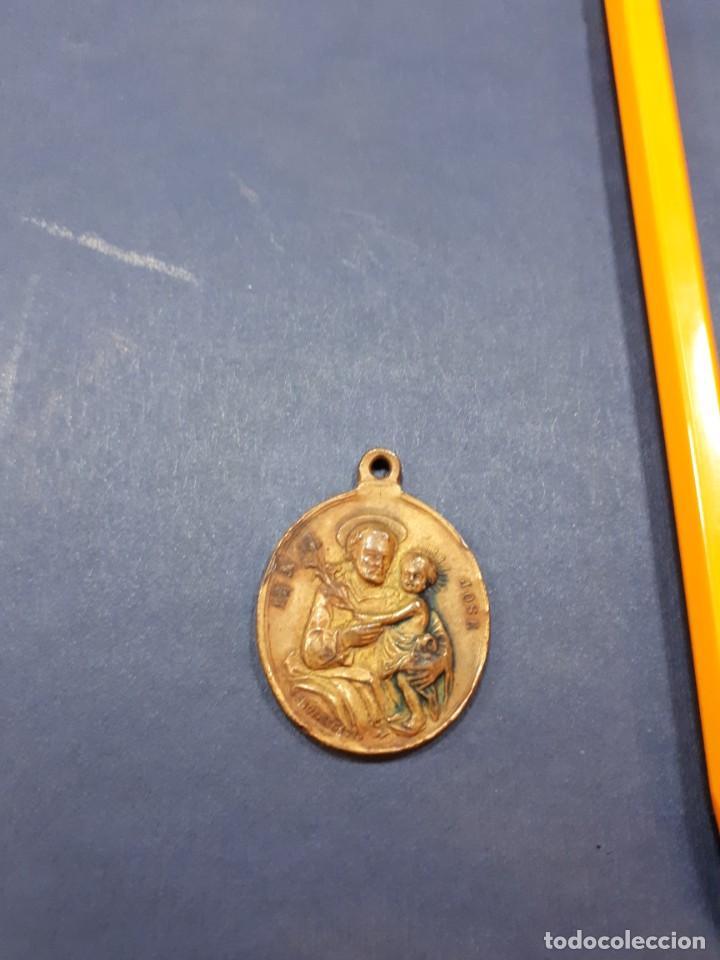 Antig&uuml;edades: Medalla San Lu&iacute;s Gonzaga. - Foto 8