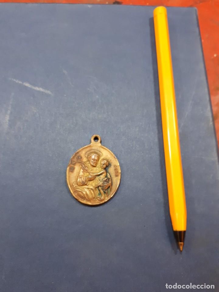 Antigüedades: Medalla religiosa. - Foto 2 - 240525480