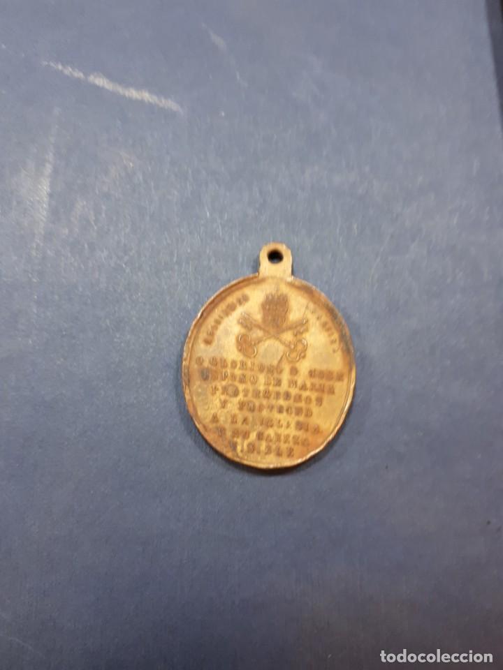 Antigüedades: Medalla religiosa. - Foto 5 - 240525480