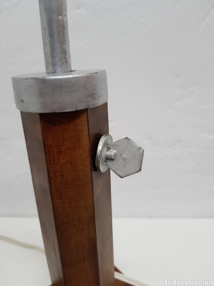 Antig&uuml;edades: Lampara de mesa tipo industrial - Foto 3