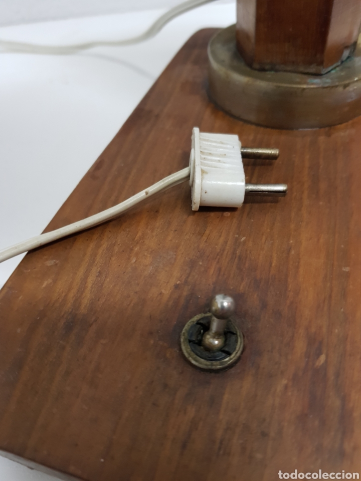 Antig&uuml;edades: Lampara de mesa tipo industrial - Foto 5