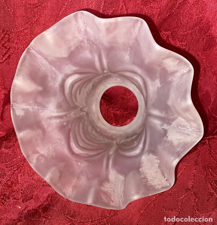 Antig&uuml;edades: TULIPA ANTIGUA DE CRISTAL - Foto 2