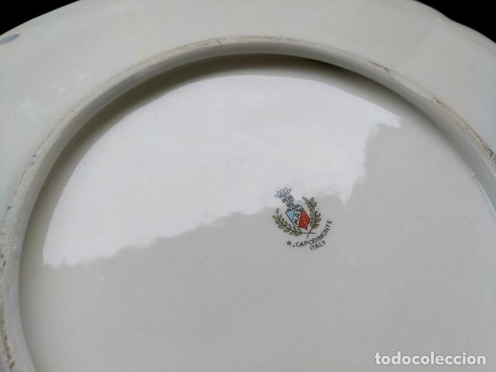 Antig&uuml;edades: PLATO GRANDE CON RELIEVES CAPODIMONTE - Foto 6