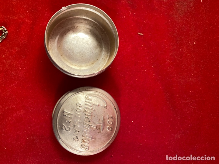 Antig&uuml;edades: Caja 100 chinchetas con clavo n2 - Foto 3