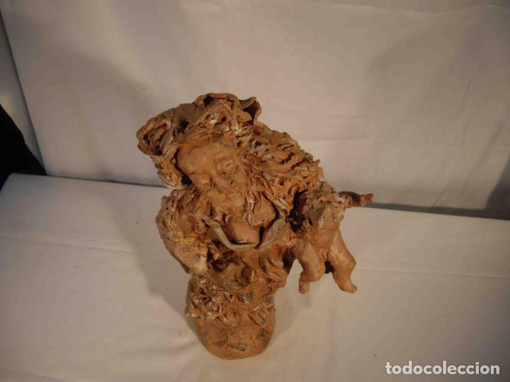 Antig&uuml;edades: FIGURA TERRACOTA MUJER CON BEBE - Foto 4