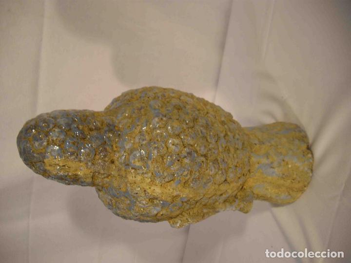Antig&uuml;edades: FIGURA BUSTO BARRO ESMALTADO - Foto 5