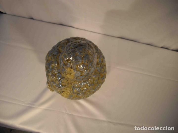 Antig&uuml;edades: FIGURA BUSTO BARRO ESMALTADO - Foto 6
