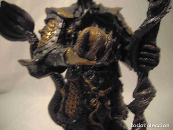 Antig&uuml;edades: DRAGON HUMANOIDE BRONCE - Foto 3